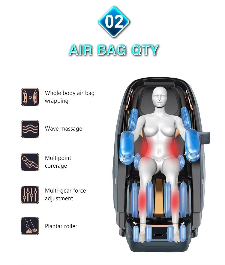MS-239 Deluxe Smart Touch Screen 4D Massage Chair