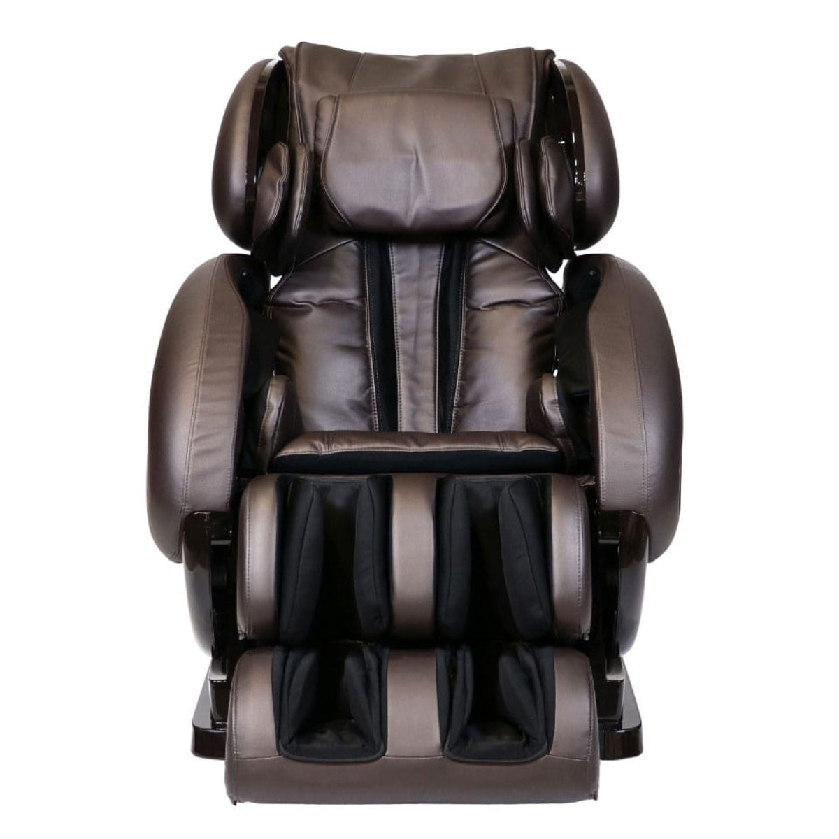 Brown Infinity IT-8500 X3 massage chair, front view