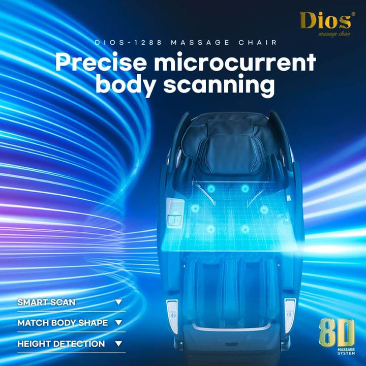 DIOS-1288 8D AI Massage Chair | Brain-Calming, Body-Healing, Lifestyle-Transforming
