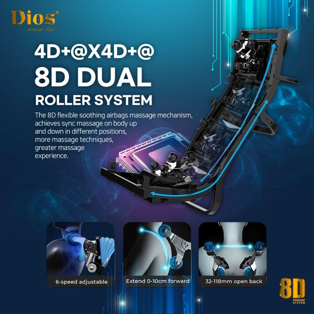 DIOS-1288 8D AI Massage Chair | Brain-Calming, Body-Healing, Lifestyle-Transforming