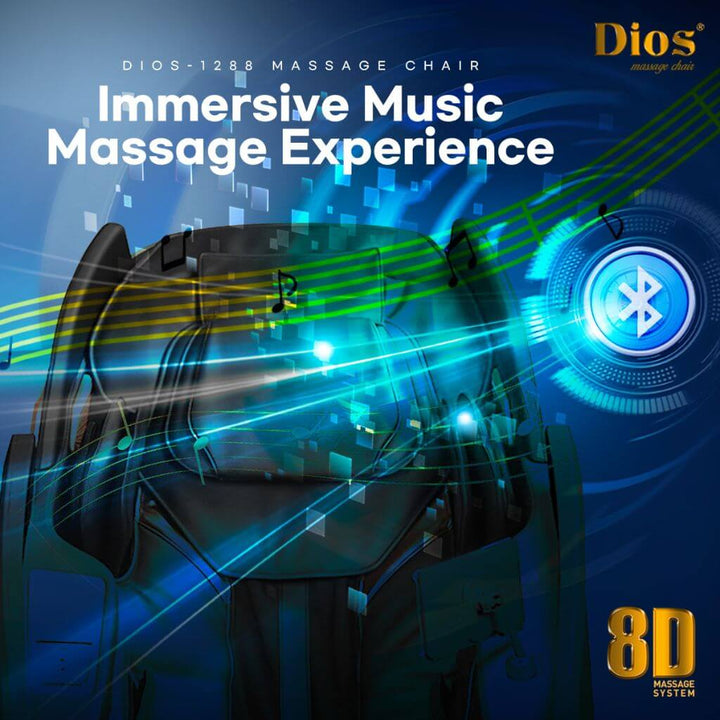 DIOS-1288 8D AI Massage Chair | Brain-Calming, Body-Healing, Lifestyle-Transforming