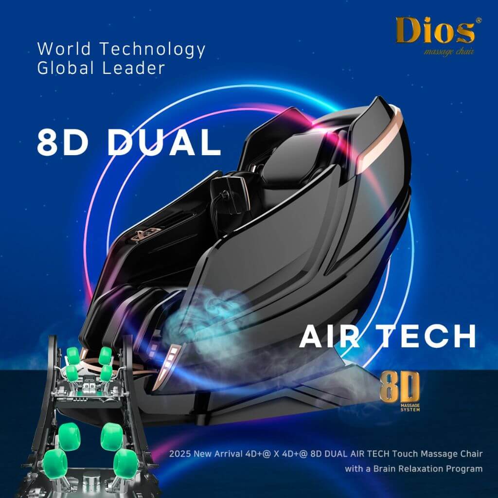 DIOS-1288 8D AI Massage Chair | Brain-Calming, Body-Healing, Lifestyle-Transforming