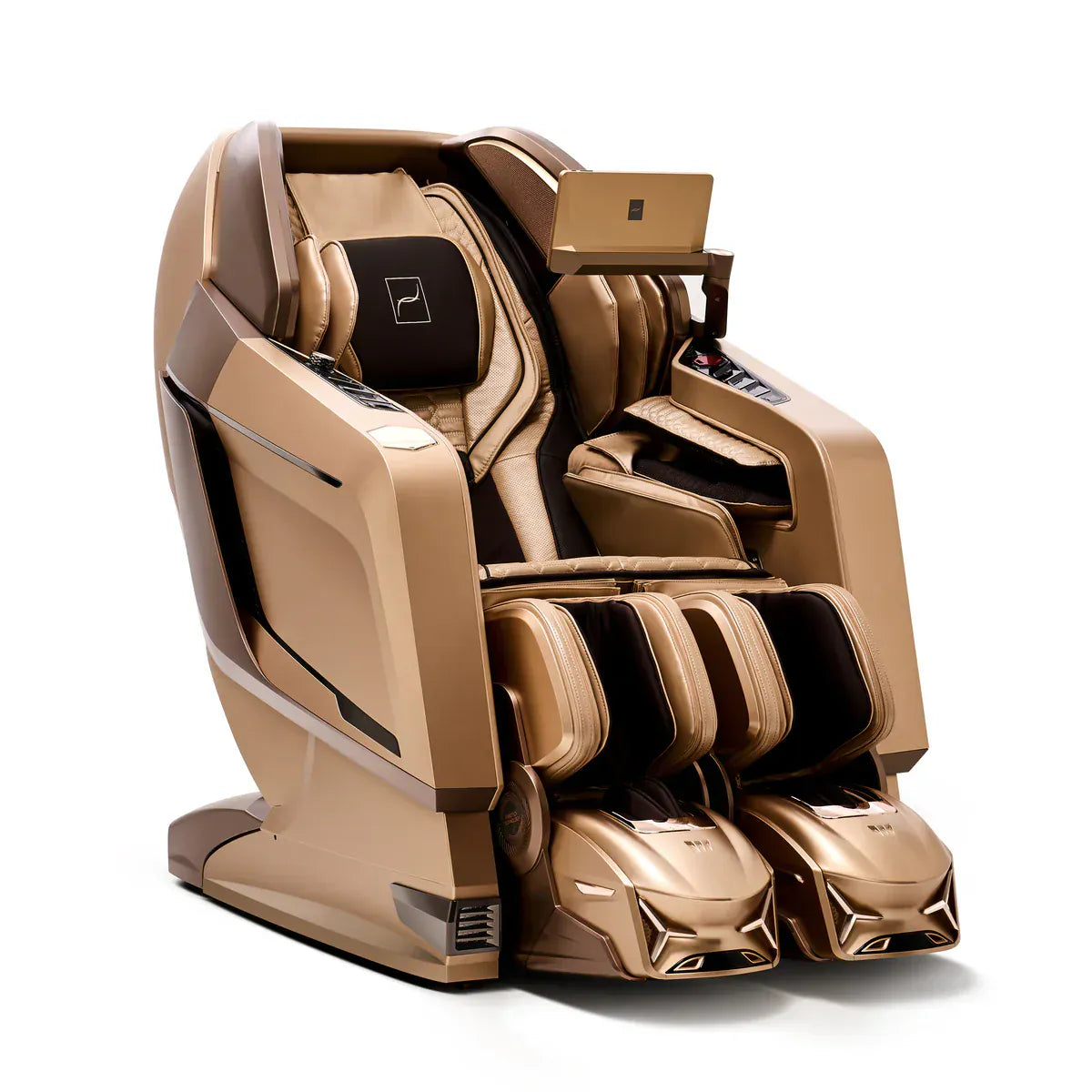 Burgundy Brown Bodyfriend Pharaoh Q Premium Massage Chair - Advanced Robotics Technology with XD PRO