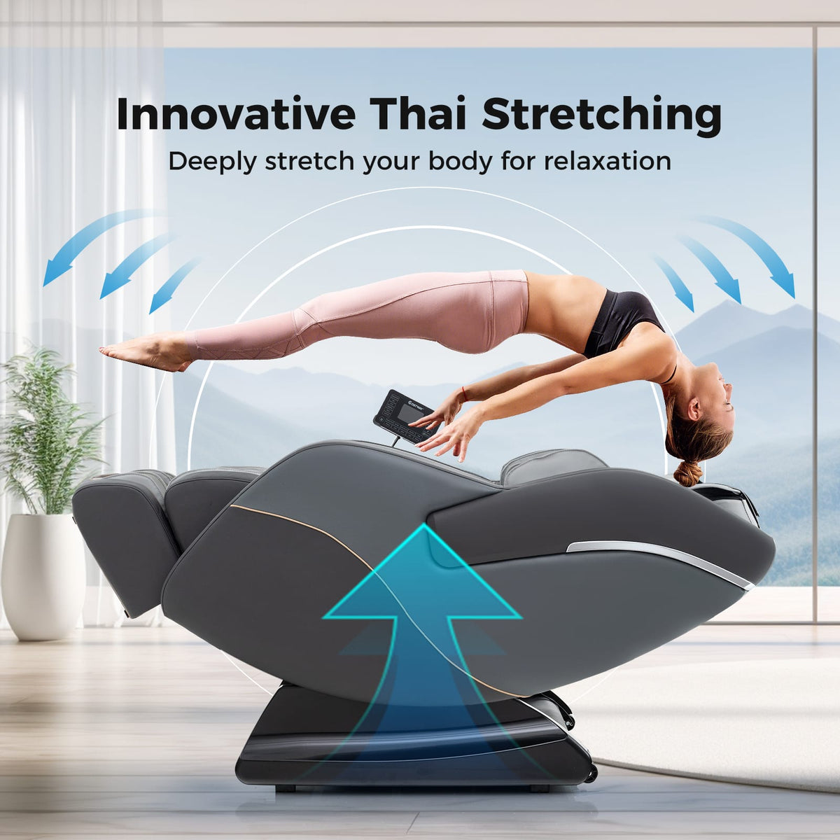 Relaxation 38 Full Body Massage Chair with Airbags & Heater