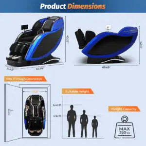 Kollecktiv KC-204 Heated 4D Massage Chair