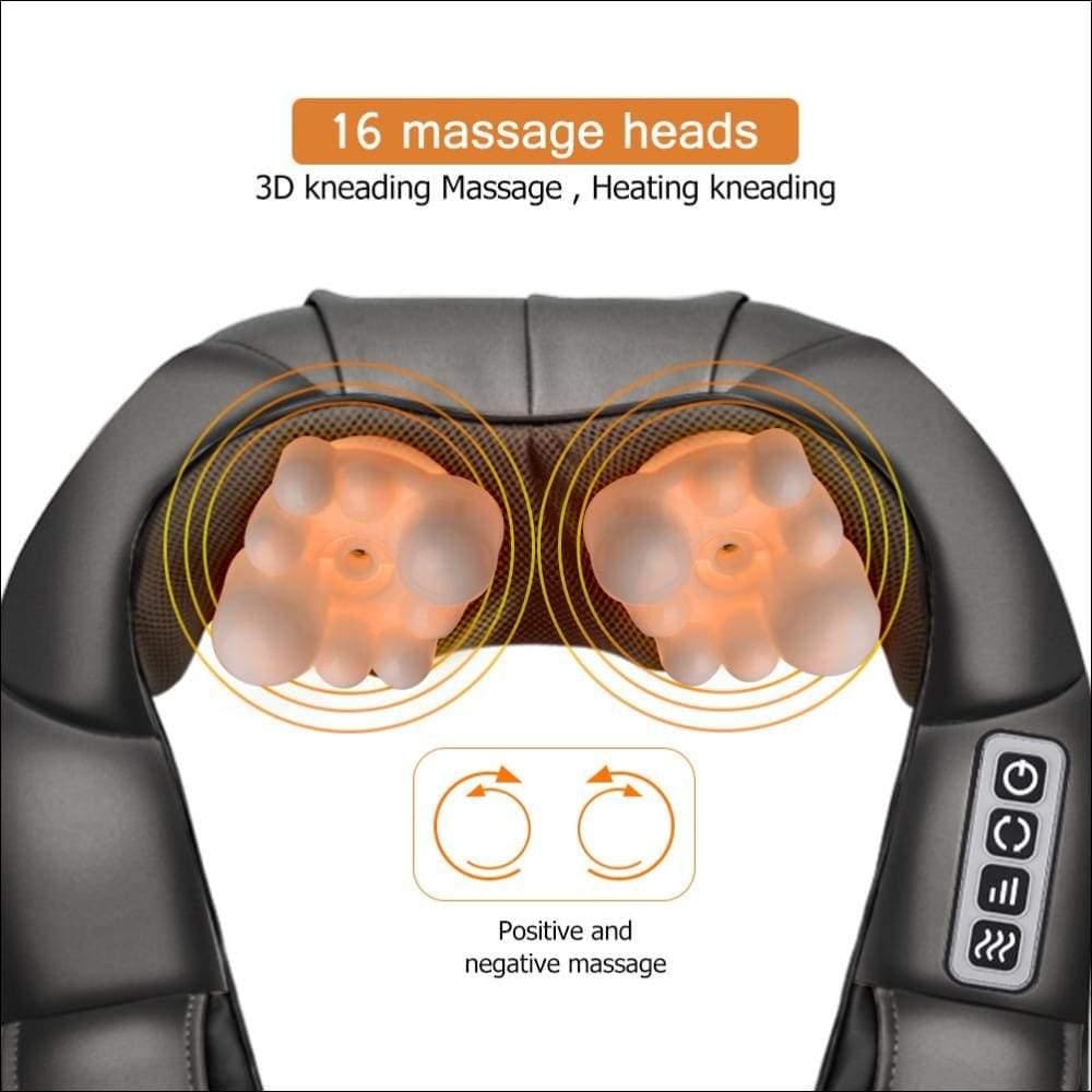 US Plug Infrared Dual Electric Travel Massage Shawl