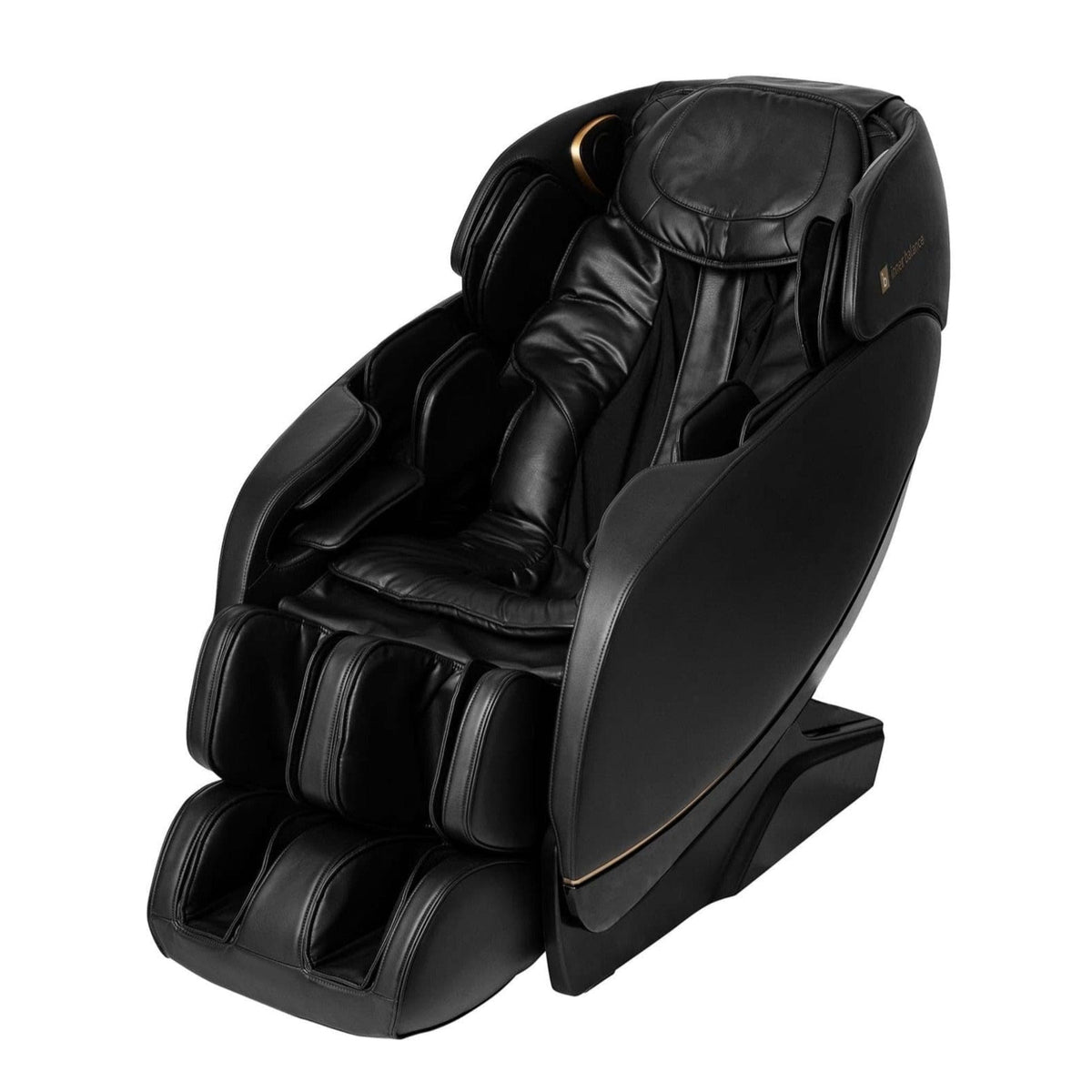 Black INNER BALANCE JIN 2.0 — DELUXE HEATED SL-TRACK MASSAGE CHAIR