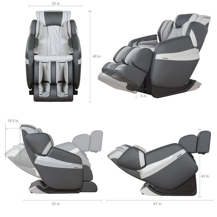 MK-Classic Full Body Massage Chair (Gray)