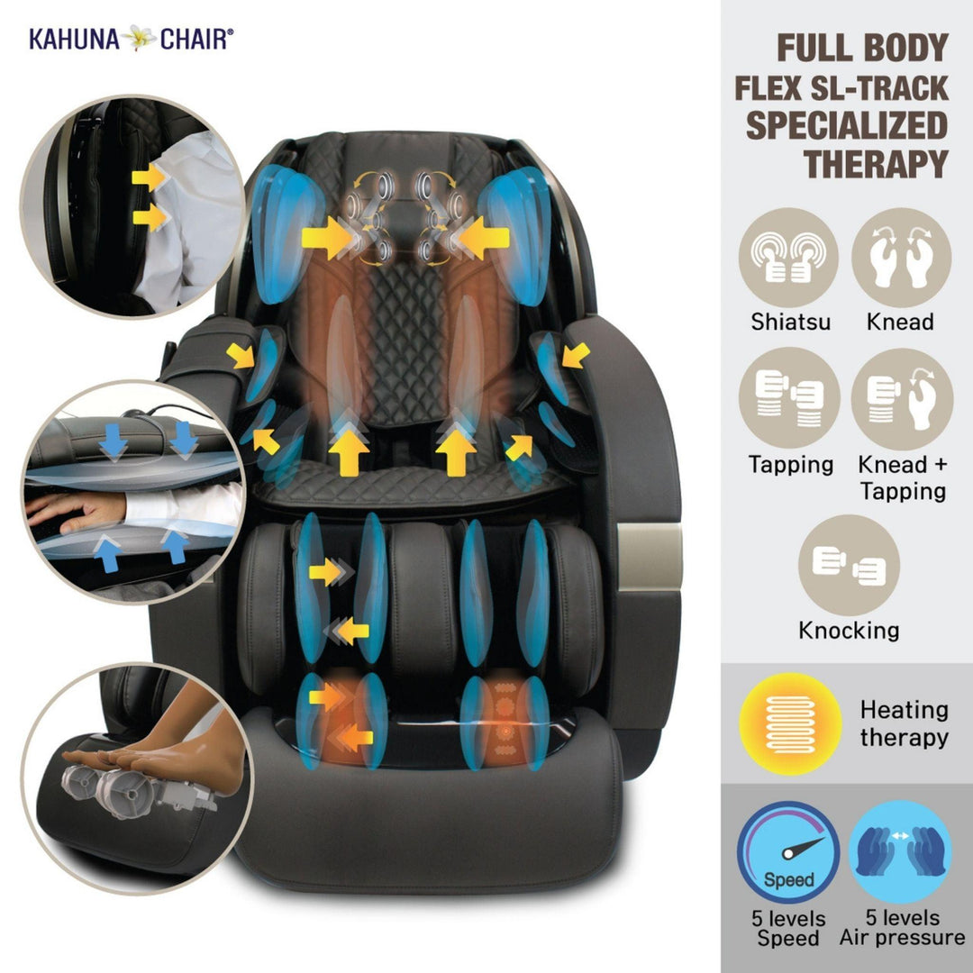 New Kahuna SM-9300 HSL-Track 4D Massage Chair