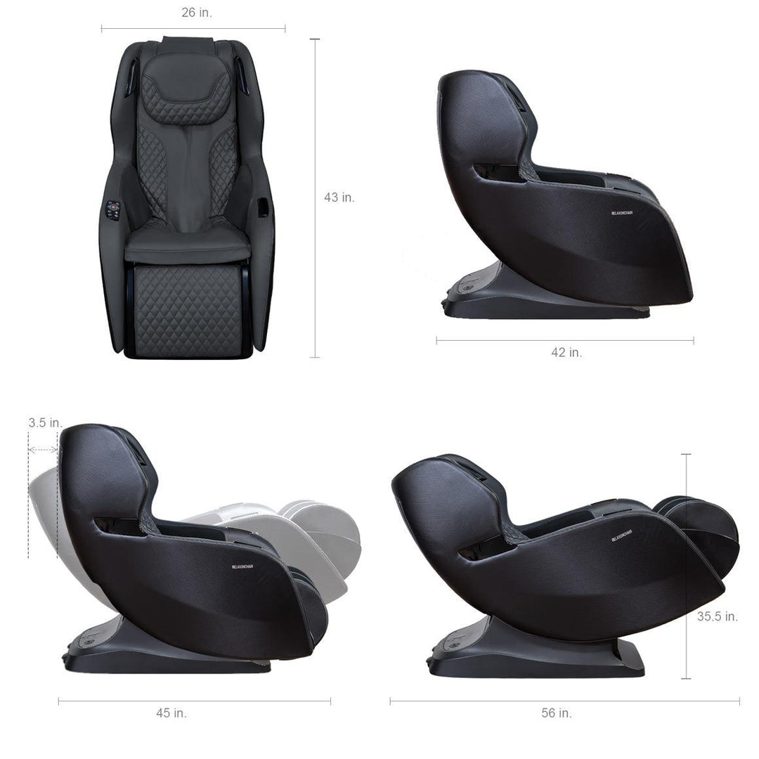 RIO Massage Recliner Chair (Black)