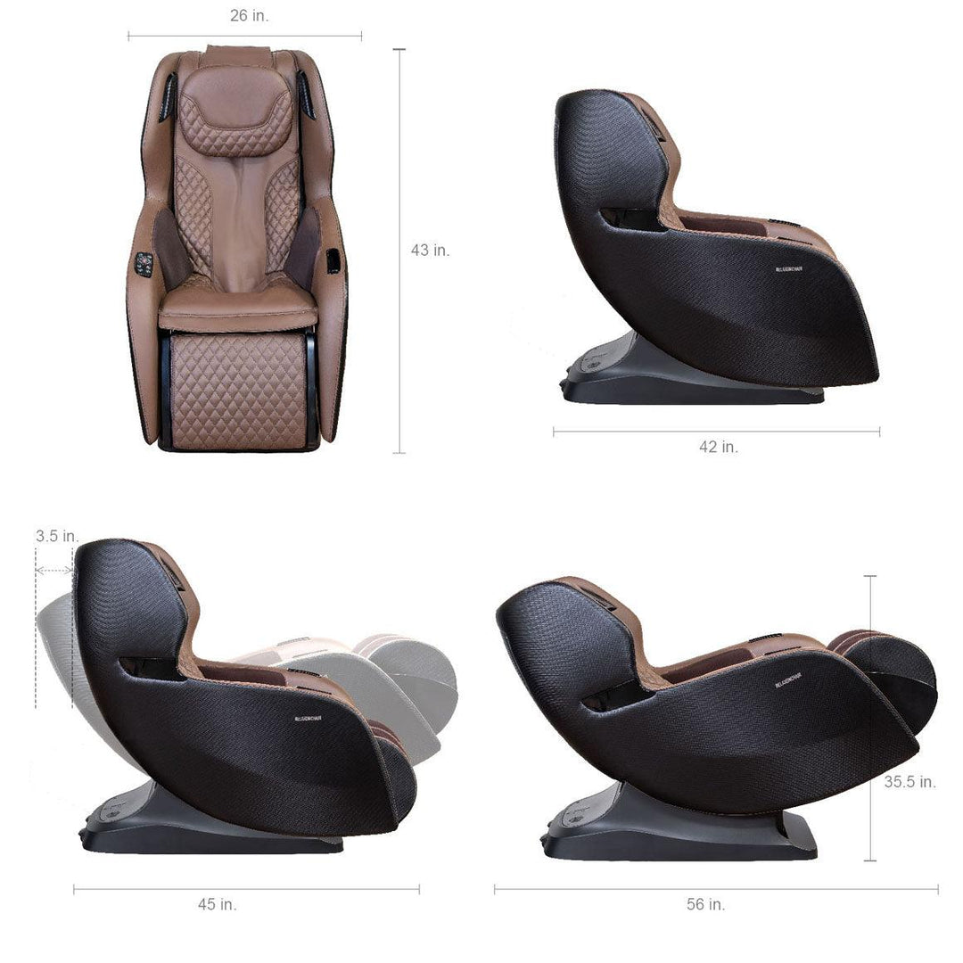 RIO Massage Recliner Chair (Coffee)