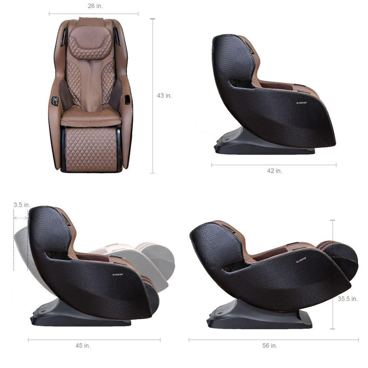RIO Massage Recliner Chair (Coffee)