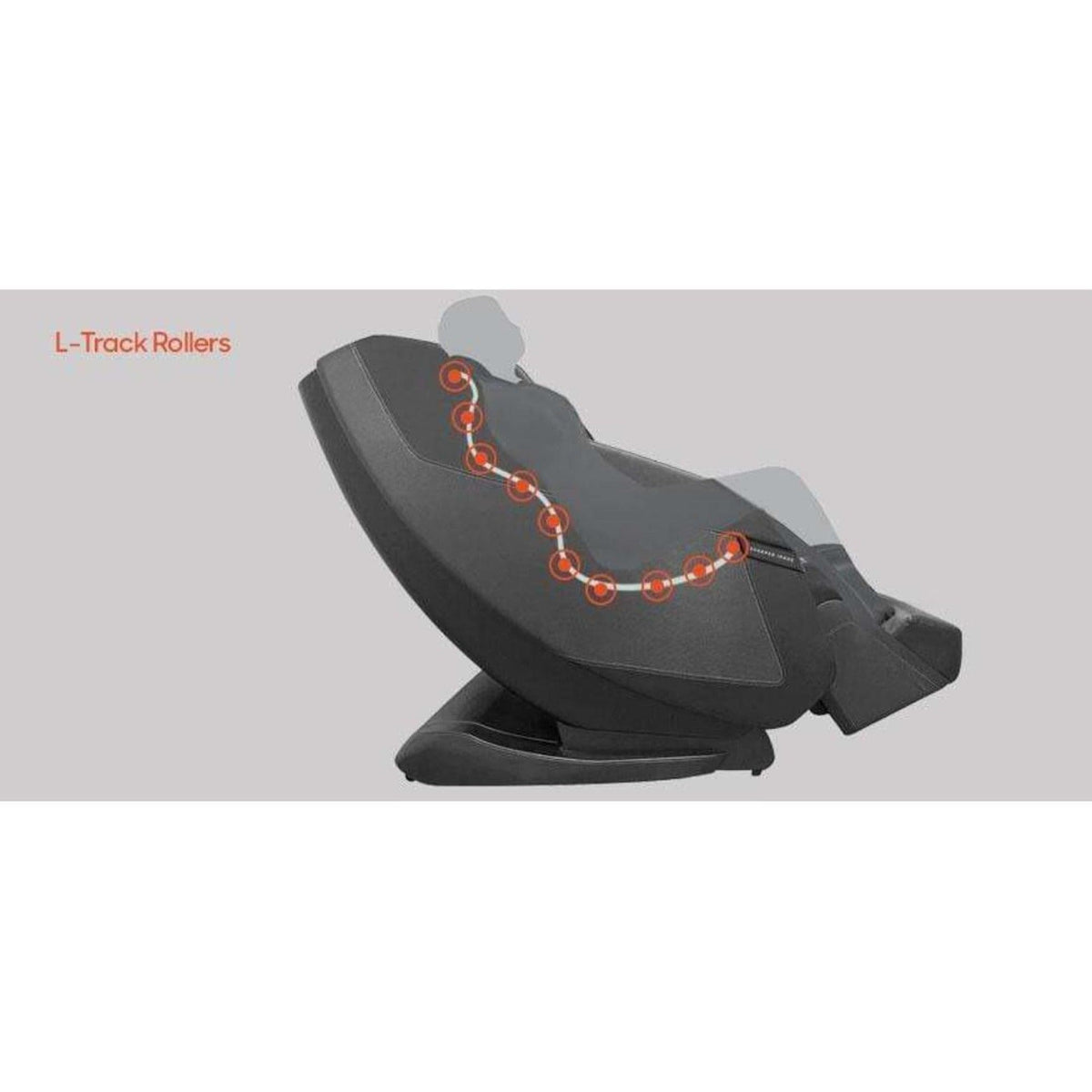 Black Sharper Image Relieve 3D Massage Chair