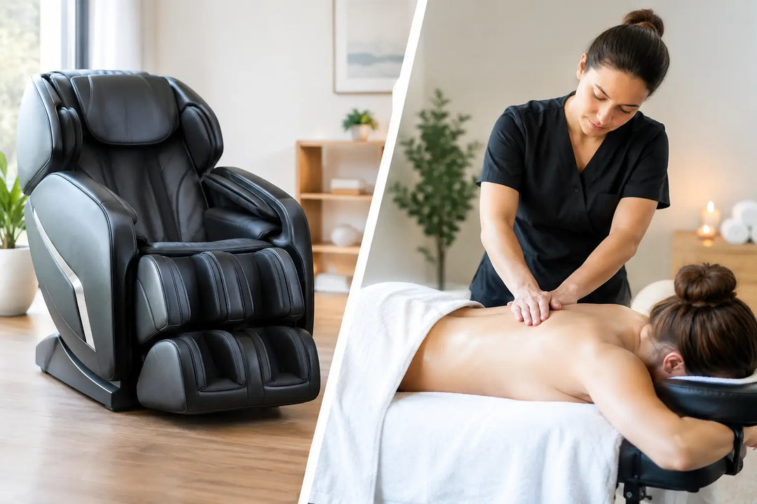 Massage Chair Versus Therapist: Which Fits You?