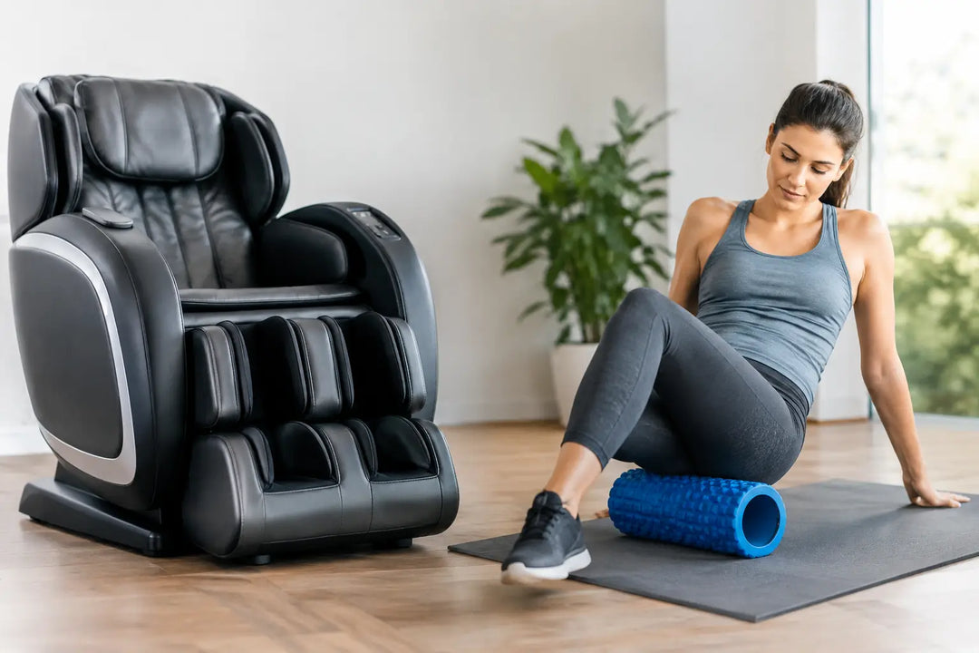 Massage Chair Versus Foam Roller Compared