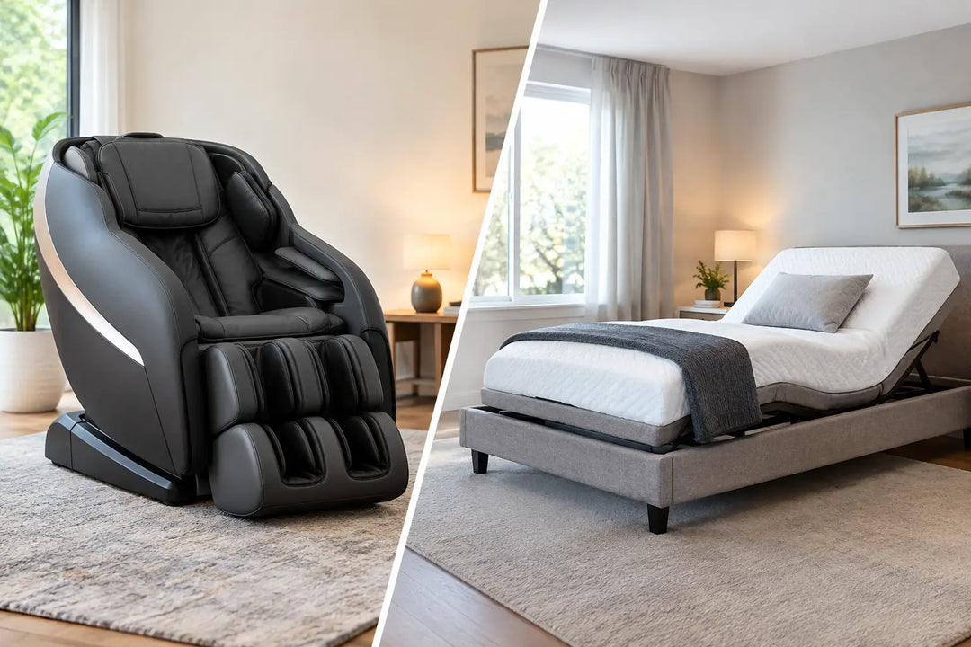 Massage Chair Versus Adjustable Bed for Recovery