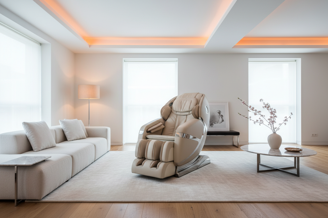 Infinity luxury massage chair in a modern living room