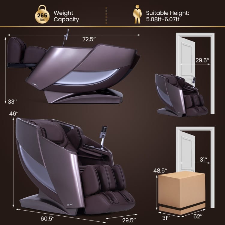 2025 Enjoyment 42 - 4D Zero Gravity Massage Recliner