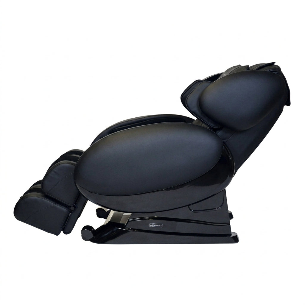 Black Infinity IT-8500 X3 massage chair upright , side view 2