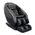 Black massage chair on a white background