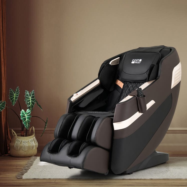 Costway | Full-Body Massage Chair with Airbags and Waist Heater