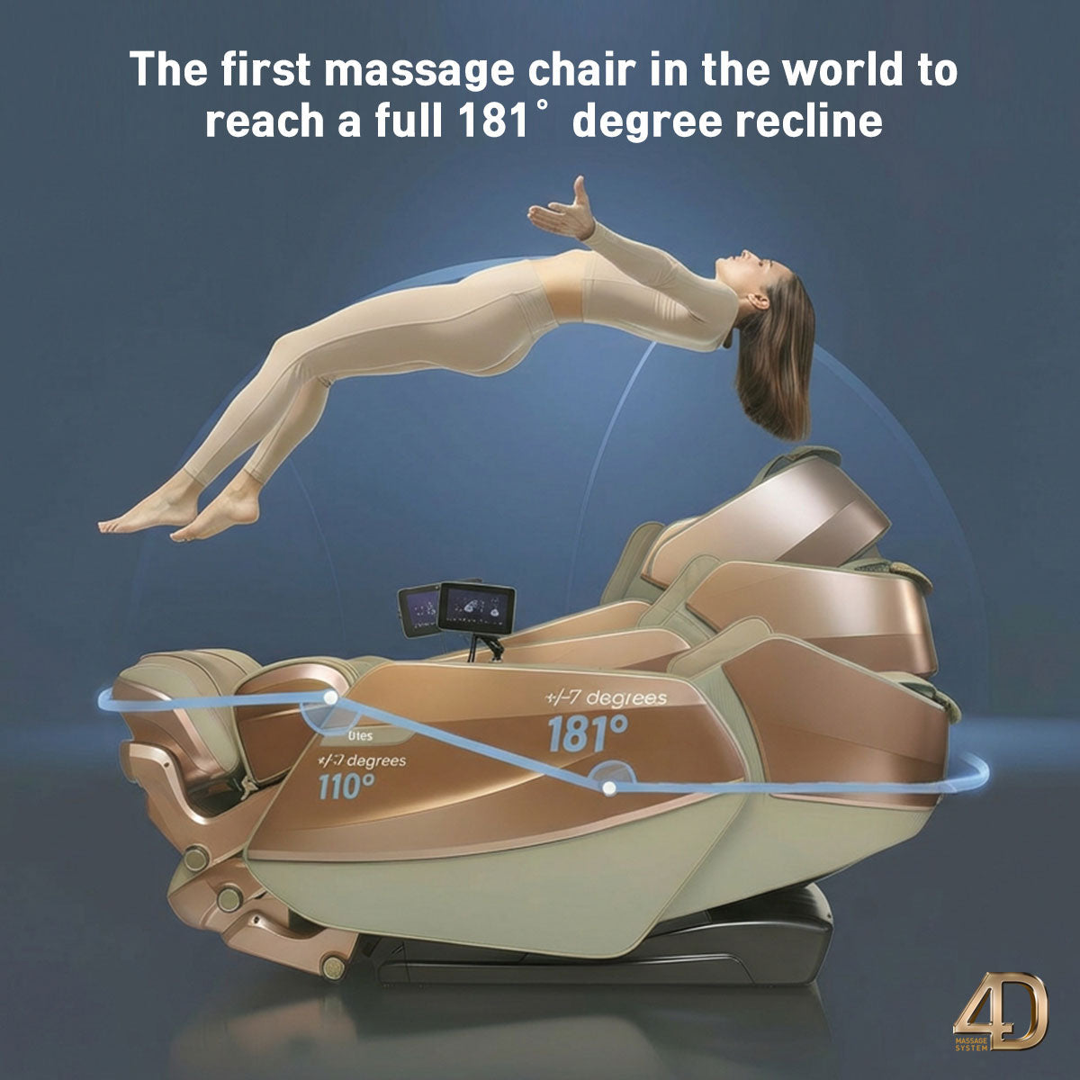 Kahuna Dios Flexa with 181 degrees reclining capacity 