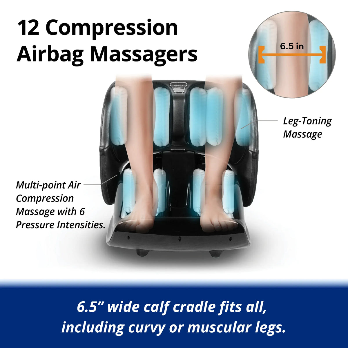 Daiwa Felicity Ninja Leg Massager 2 Foldable Massager with Heat