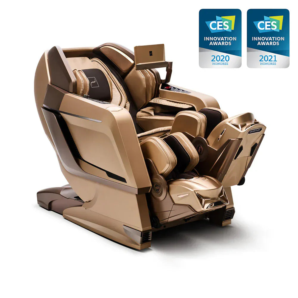 Burgundy Brown Bodyfriend Pharaoh Q Premium Massage Chair - Advanced Robotics Technology with XD PRO