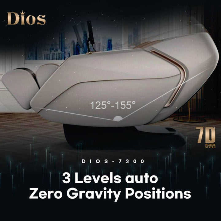 Kahuna Dios D7300 Massage Chair | 7D Full-Body AI Massage with Zero Gravity & Calf Kneading