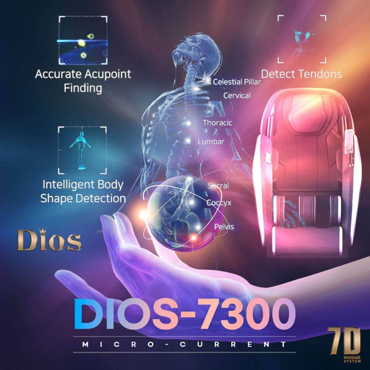 Kahuna Dios D7300 Massage Chair | 7D Full-Body AI Massage with Zero Gravity & Calf Kneading