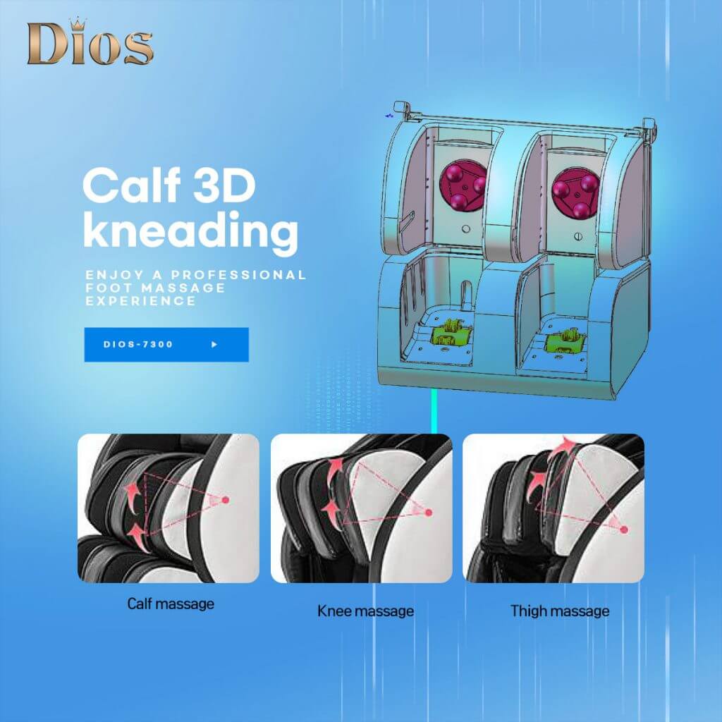 Kahuna Dios D7300 Massage Chair | 7D Full-Body AI Massage with Zero Gravity & Calf Kneading