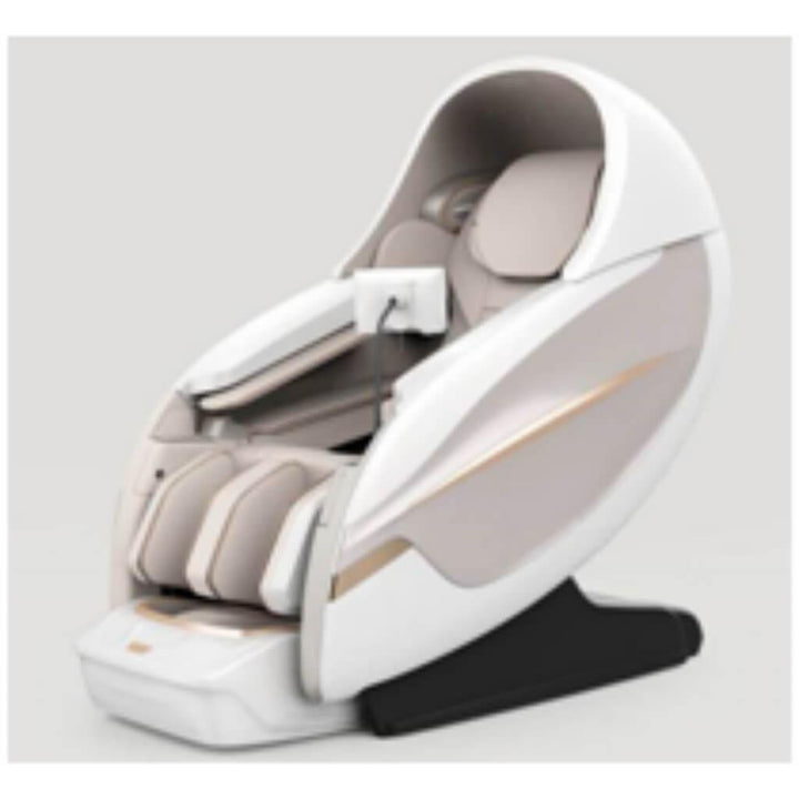 Pearl White Eclipse AI Smart Massage Chair with Voice Control