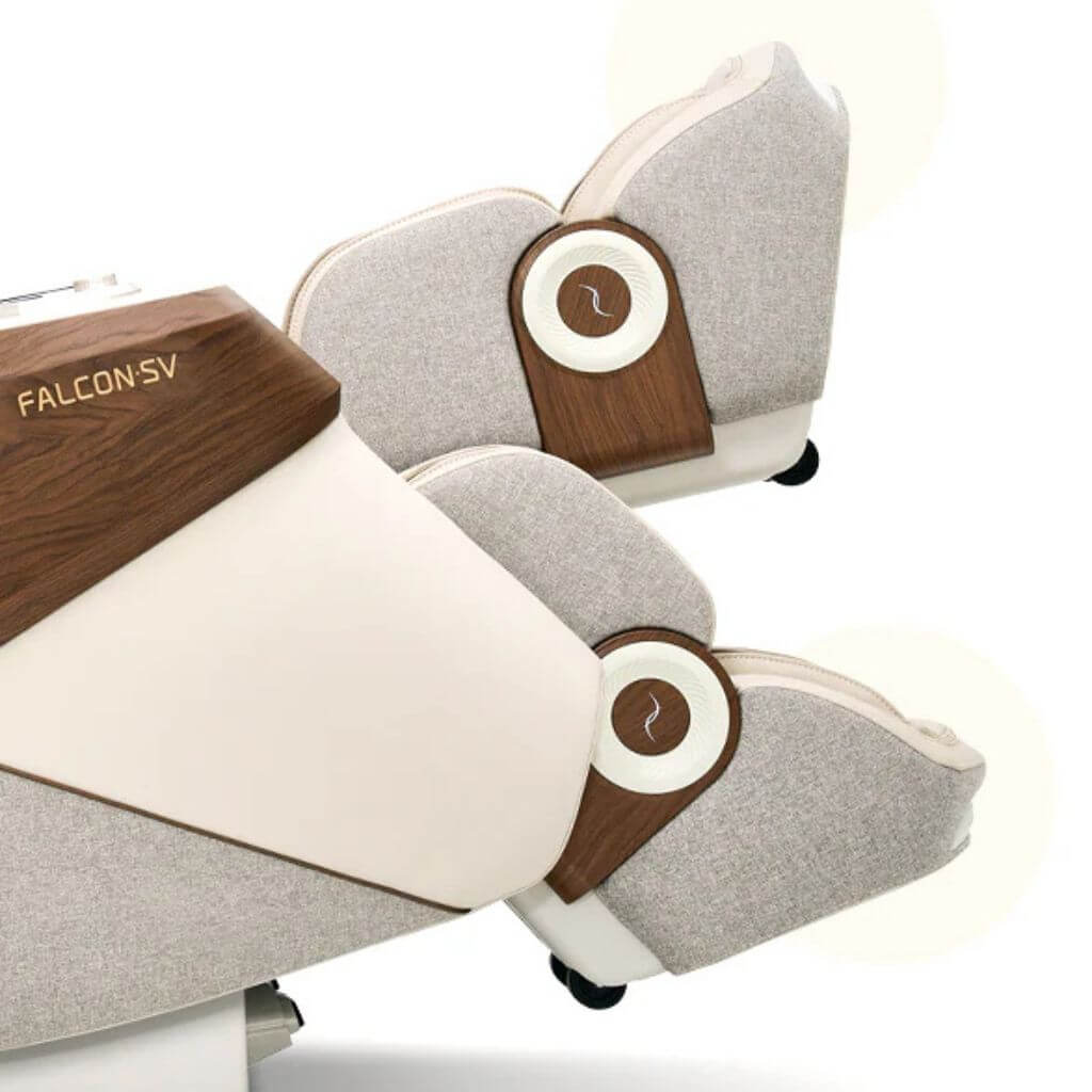 Beige Falcon SV Massage Chair | Compact Luxury, Robo-Walking