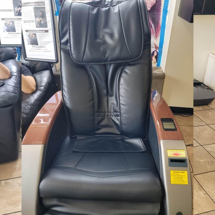 Black with Wood Grain Infinity IT 6900 | Commercial Vending Massage Chairs