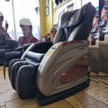 Black with Wood Grain Infinity IT 6900 | Commercial Vending Massage Chairs