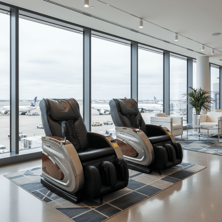 Black with Wood Grain Infinity IT 6900 | Commercial Vending Massage Chairs