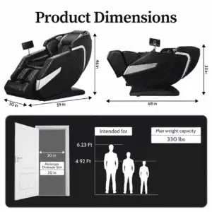 Kollecktiv KC-205 Zero Gravity 4D Massage Chair