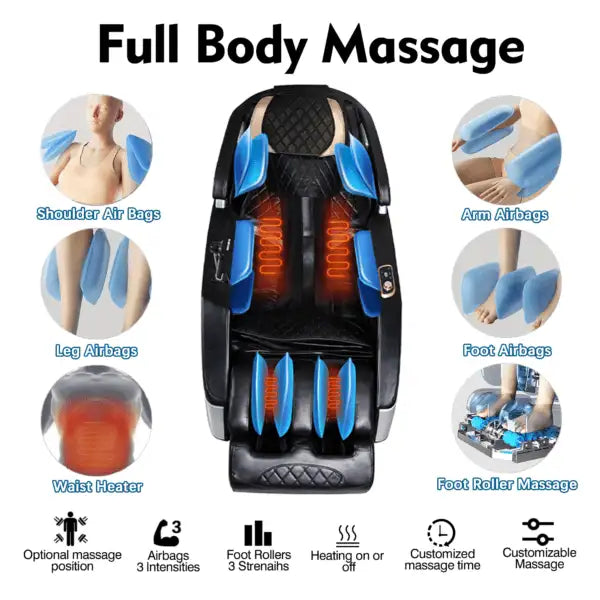 Kollecktiv KC-205 Zero Gravity 4D Massage Chair