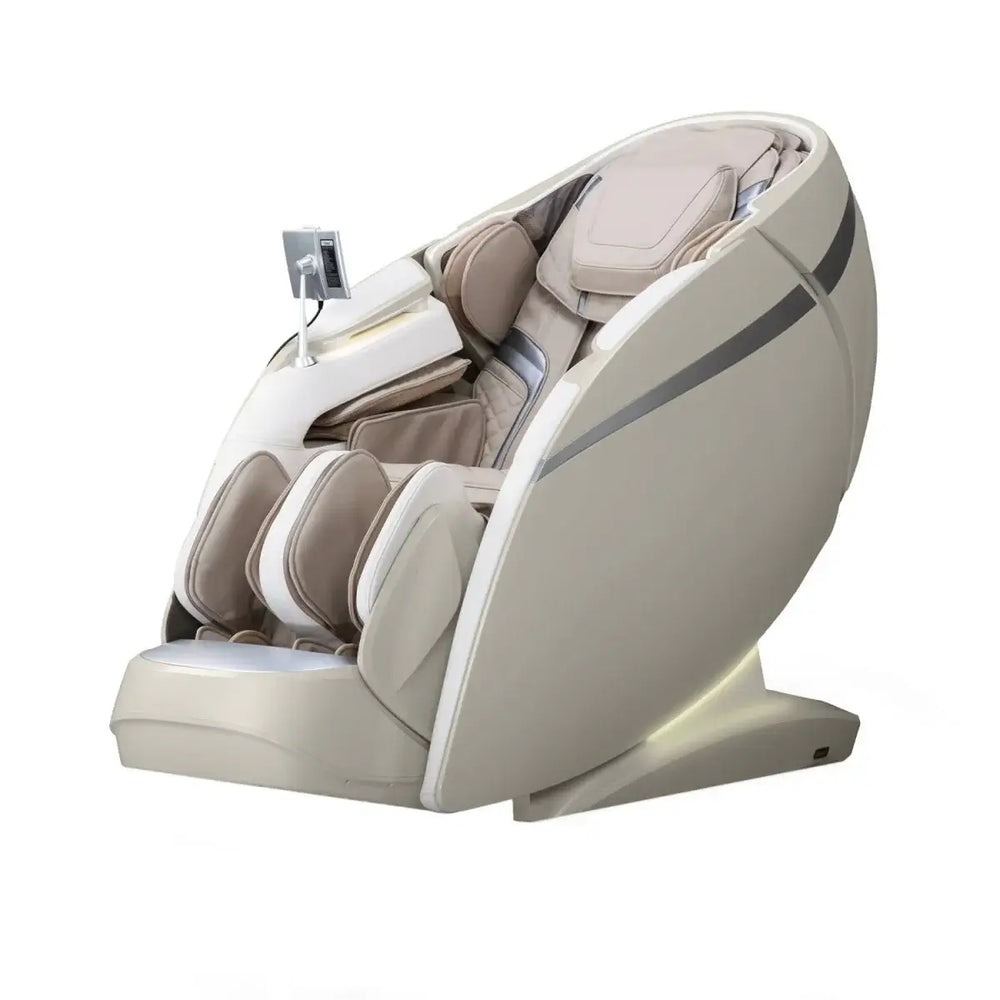 Taupe OS-Pro 4D DuoMax Massage Chair