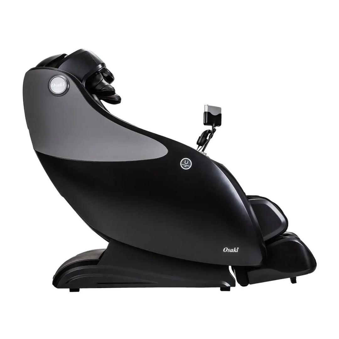 Osaki OP-4D Master massage chair with gray accents on a white background