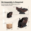 Relaxation 38 Full Body Massage Chair with Airbags & Heater