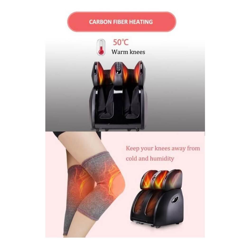 Black RT-818 Luxury Leg Massager with Heat