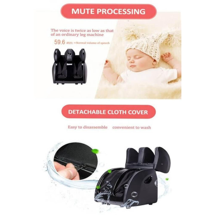 Black RT-818 Luxury Leg Massager with Heat