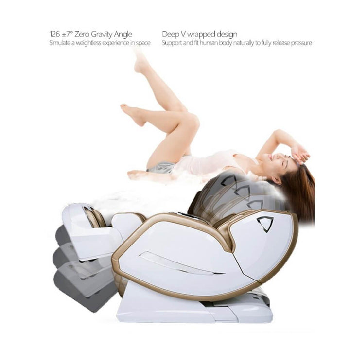 Black / Taupe Symphony 4D Luxury Massage Chair