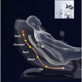 Black / Taupe Symphony 4D Luxury Massage Chair