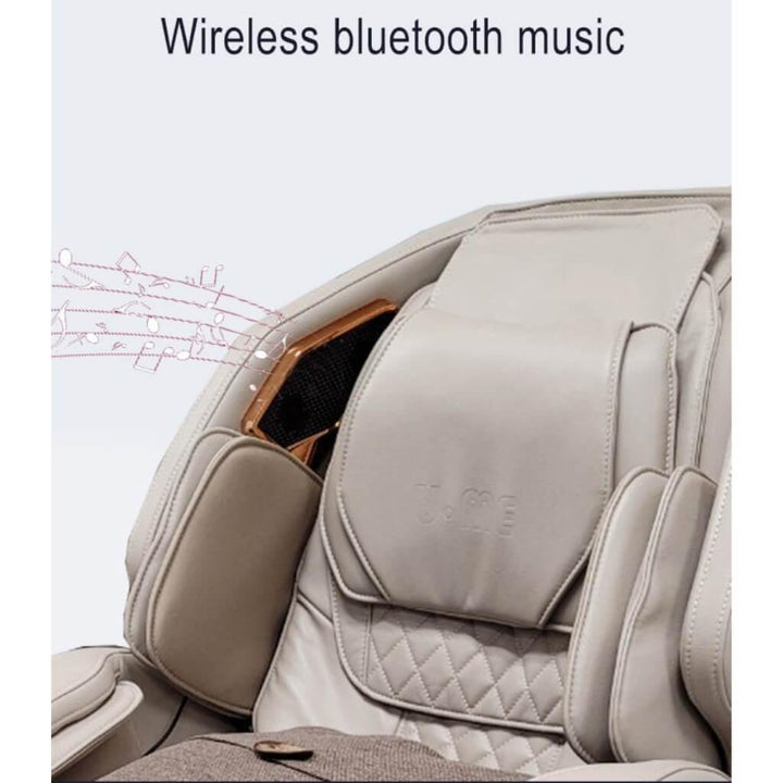 Black / Taupe Symphony 4D Luxury Massage Chair