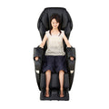 A woman relaxing on synca-kurodo-commercial-grade-massage-chair