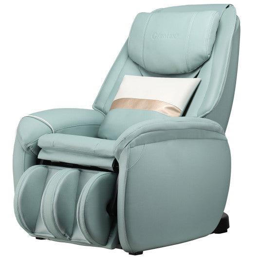 Full Body Zero Gravity Massage Chair with Pillow-Green - JL10026WL-GN - Health & Beauty > Massage & Relaxation > Massage Chairs at zebramassagechairs.com