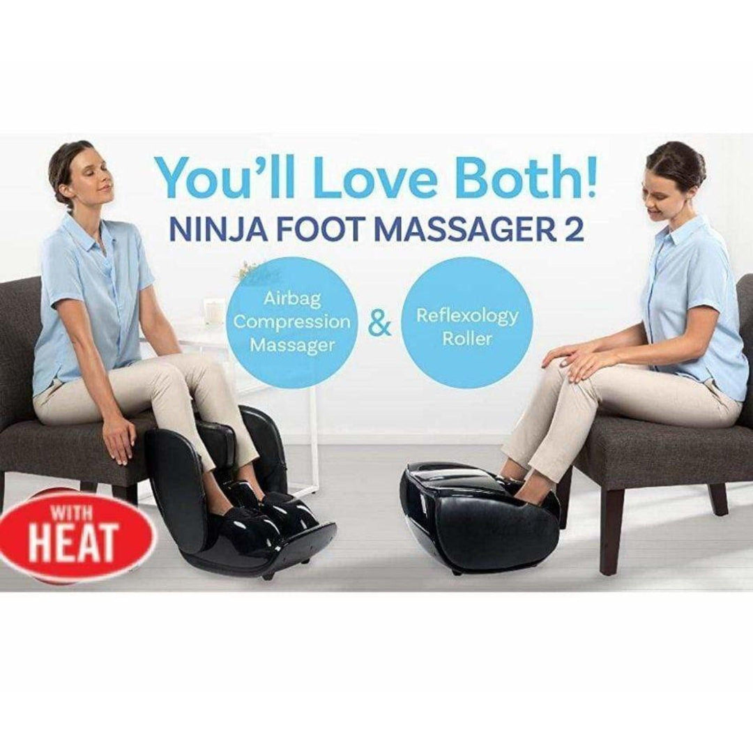 Ninja Leg Massager 2 (with Heat) - USJ 880 Daiwa Felicity Ninja Leg Massager 2 Foldable Massager with Heat