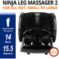Ninja Leg Massager 2 (with Heat) - USJ 880 Daiwa Felicity Ninja Leg Massager 2 Foldable Massager with Heat